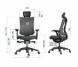 Функциональное кресло SCHAIRS TONE-M01W, Цвет: голубой
