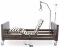 Кровать для лежачих больных с матрасом электрическая MED-MOS YG-1 (ЛДСП кор., 2В, 4 секции,Т/АТ, ДЛ)